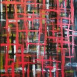 Joe Wallace Abstract expressionist art 2018 Near Dark #1